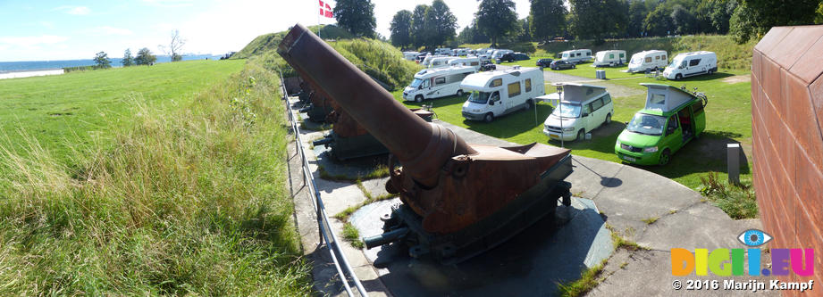 FZ031759-65 Big guns guarding campervan